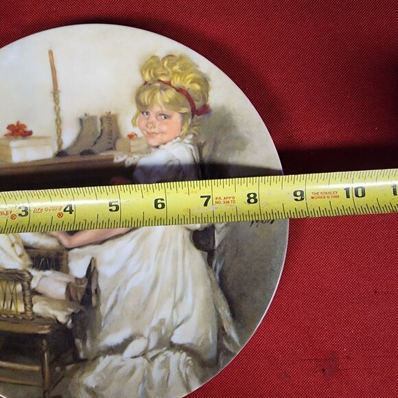 Vintage Richard Zolan Collectible Plate "Cora's Recital" 1981 - Picture 7 of 7